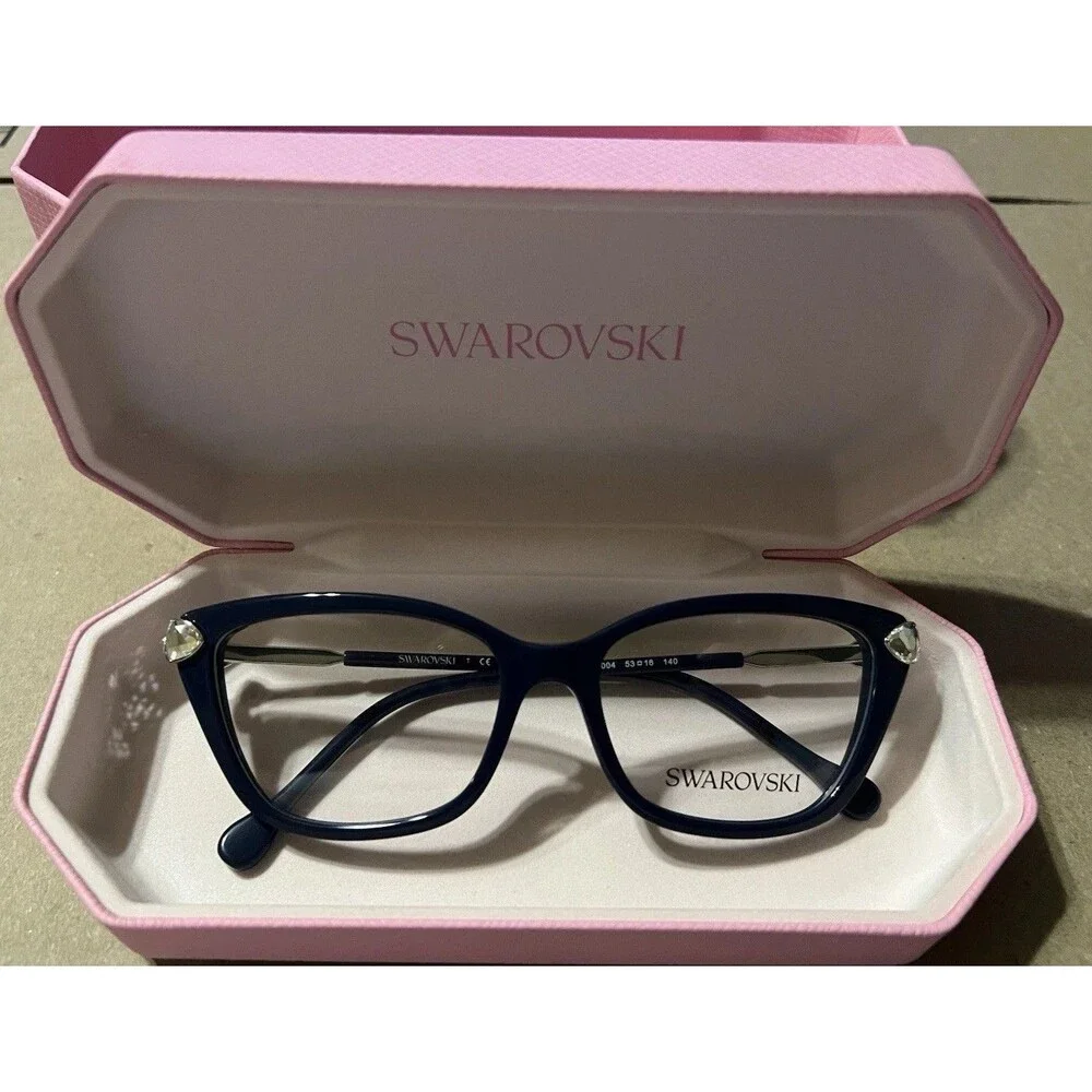 Swarovski womens Sk2011 Cat Eye Prescription Eyewear Frames
